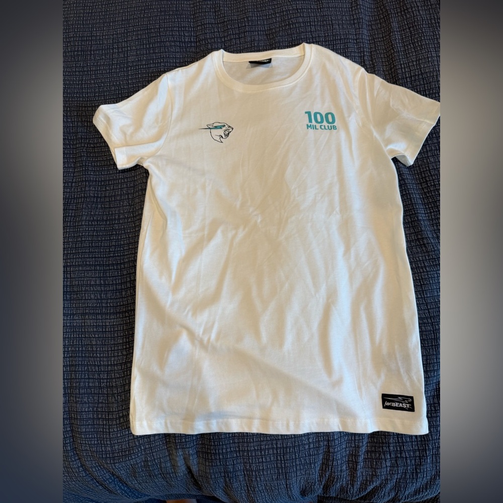 Mr beast 100 million limited edition subscriber t shirt